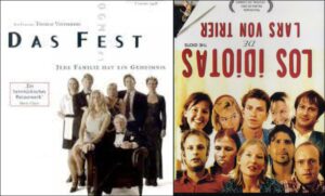 La celebraciión (Lars Von Trier 1998) y Los idiotas (Thomas Vinterberg 1999), dos de los films más importantes del Dogma 95